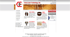 Desktop Screenshot of corrylaser.com