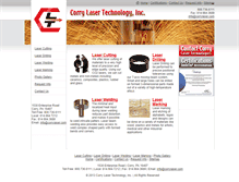 Tablet Screenshot of corrylaser.com